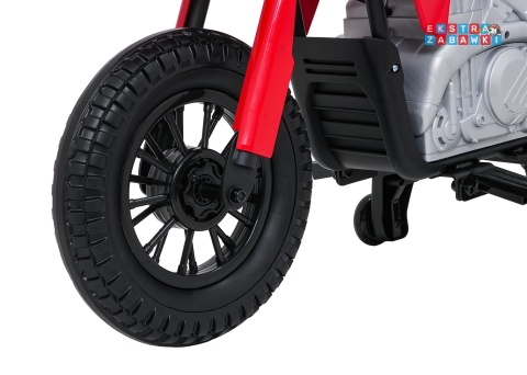 Motor HONDA CFR450R na akumulator - czerwony, 1x35W 12V/7Ah, EVA, amortyzator z tyłu, ekoskóra, manetka gazu [A9903]