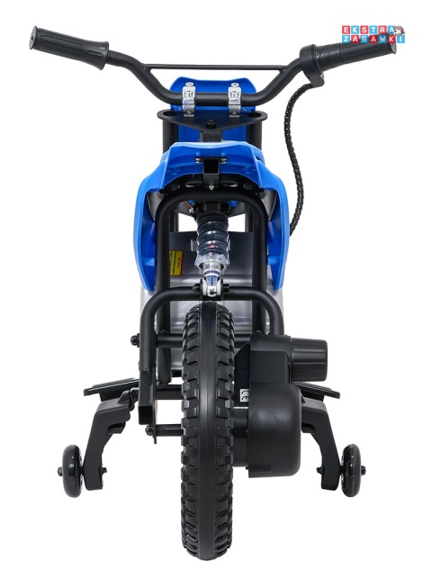 Motor HONDA CFR450R na akumulator - niebieski, 1x35W 12V/7Ah, EVA, amortyzator z tyłu, ekoskóra, manetka gazu [A9903]