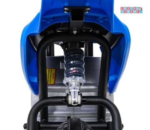 Motor HONDA CFR450R na akumulator - niebieski, 1x35W 12V/7Ah, EVA, amortyzator z tyłu, ekoskóra, manetka gazu [A9903]