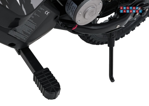 Motorek SHARK na akumulator - niebieski, 1x150W 12V/4Ah Li-ion, do 15km/h, pompowane opony, hamulec bębnowy [HP02E]
