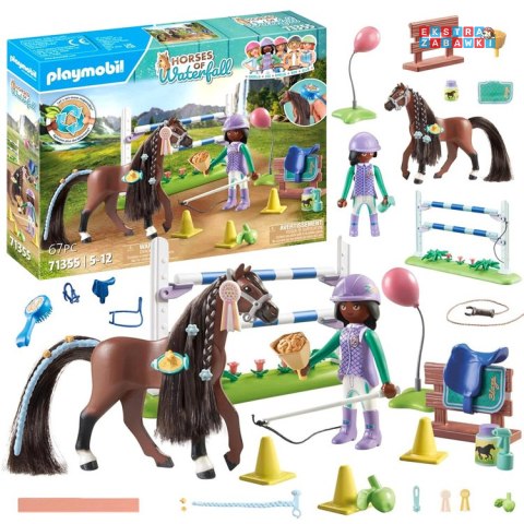 Playmobil klocki 67 elementów Horses Of Waterfall - Zoe i koń Blaze [ZA6713]
