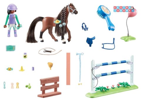 Playmobil klocki 67 elementów Horses Of Waterfall - Zoe i koń Blaze [ZA6713]