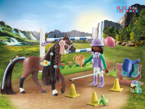 Playmobil klocki 67 elementów Horses Of Waterfall - Zoe i koń Blaze [ZA6713]