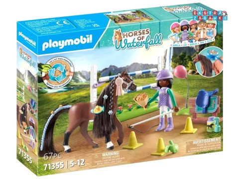 Playmobil klocki 67 elementów Horses Of Waterfall - Zoe i koń Blaze [ZA6713]