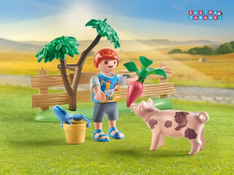 Playmobil klocki 69 elementów ogródek warzywny u dziadków farma Country [ZA6714]
