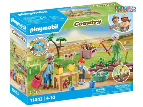 Playmobil klocki 69 elementów ogródek warzywny u dziadków farma Country [ZA6714]
