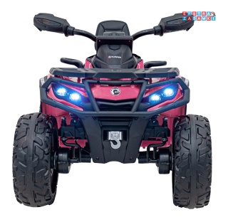 Quad CAN-AM Outlander na akumulator - różowy, 4x45W 12V/14Ah, pilot, LED, koła EVA [CA005.2.4GHZ]