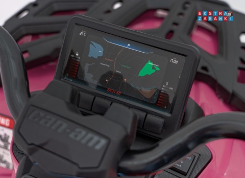 Quad CAN-AM Outlander na akumulator - różowy, 4x45W 12V/14Ah, pilot, LED, koła EVA [CA005.2.4GHZ]