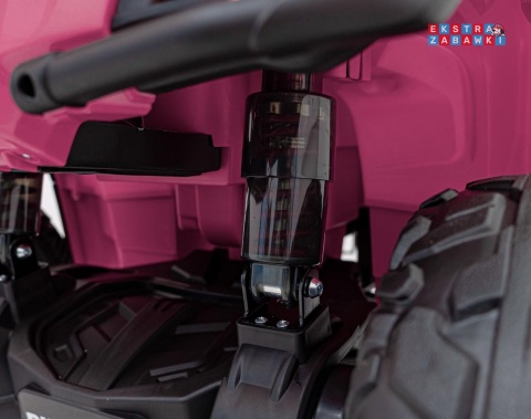 Quad CAN-AM Outlander na akumulator - różowy, 4x45W 12V/14Ah, pilot, LED, koła EVA [CA005.2.4GHZ]
