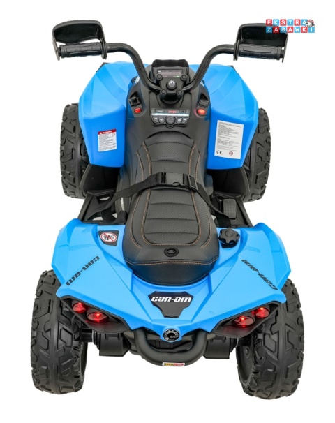 Quad Maverick ATV na akumulator - niebieski, 2x200W 24V/5Ah, EVA, ekoskóra, LED, pokrowiec [DK-CA002]