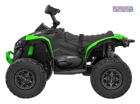 Quad Maverick ATV na akumulator - zielony, 2x200W 24V/5Ah, EVA, ekoskóra, LED, pokrowiec [DK-CA002]