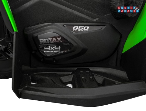 Quad Maverick ATV na akumulator - zielony, 2x200W 24V/5Ah, EVA, ekoskóra, LED, pokrowiec [DK-CA002]