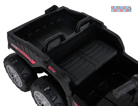 Quad Sport TX ATV na akumulator - czarny, 4x35W 24V/7Ah, pilot, EVA, ekoskóra, Bluetooth [HL699]