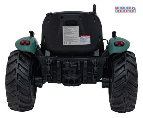 Traktor Grow 1804 na akumulator - ciemnozielony, 2x100W 24V/7Ah, Bluetooth, EVA, pilot, LED, 5-punktowe pasy [HC-306]