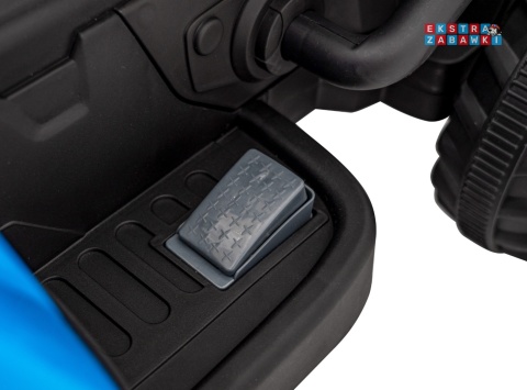 Traktor z przyczepą New Holland T7 na akumulator - niebieski, 2x35W 12V/7Ah, panel muzyczny, LED, AUX [A009B]