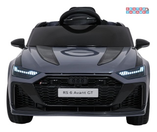 Audi RS6 Avant na akumulator - szary, 4x35W 12V/9Ah, pilot, EVA, LED, pokrowiec [QLS-8620]
