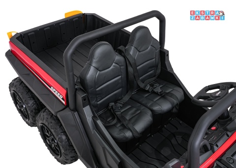 Farmer Truck X-POWER na akumulator - czerwony, 4x200W 24V7Ah, elektryczny kiper, pilot, Bluetooth, LED, EVA [XB-1038A]