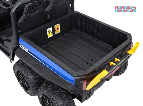 Farmer Truck X-POWER na akumulator - niebieski, 4x200W 24V7Ah, elektryczny kiper, pilot, Bluetooth, LED, EVA [XB-1038A]