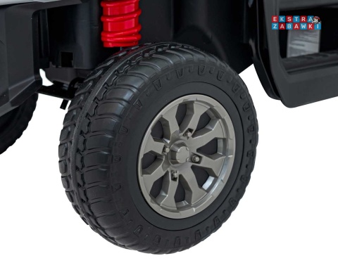 Farmer Truck Speed 900 na akumulator - biały, 4x45W 12V/10Ah, EVA, ekoskóra, elektryczny kiper [XMX-623B]