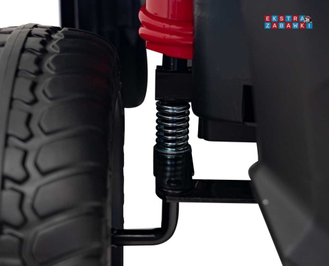 Farmer Truck Speed 900 na akumulator - czerwony, 4x45W 12V/10Ah, EVA, ekoskóra, elektryczny kiper [XMX-623B]