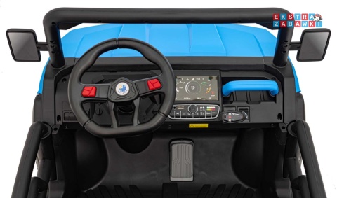 Farmer Truck Speed 900 na akumulator - niebieski, 4x45W 12V/10Ah, EVA, ekoskóra, elektryczny kiper [XMX-623B]