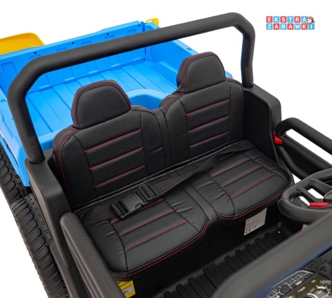 Farmer Truck Speed 900 na akumulator - niebieski, 4x45W 12V/10Ah, EVA, ekoskóra, elektryczny kiper [XMX-623B]