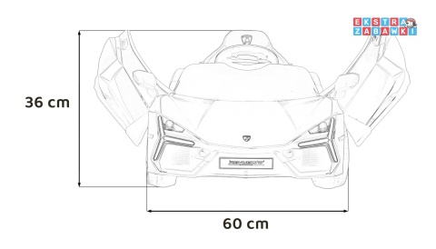 Lamborghini Revuelto na akumulator - czerwony, 4x4, 2x45W i 2x35W, 12V/9Ah, pilot, ekoskóra, EVA [QLS-8603]