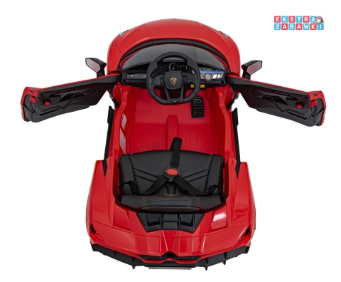 Lamborghini Revuelto na akumulator - czerwony, 4x4, 2x45W i 2x35W, 12V/9Ah, pilot, ekoskóra, EVA [QLS-8603]