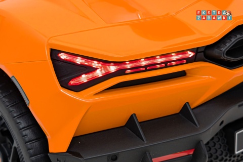 Lamborghini Revuelto na akumulator - pomarańczowy, 4x4, 2x45W i 2x35W, 12V/9Ah, pilot, ekoskóra, EVA [QLS-8603]
