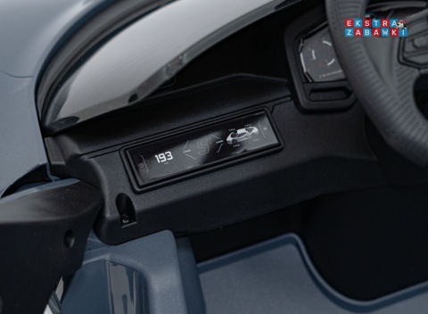Lamborghini Revuelto na akumulator - szary, 4x4, 2x45W i 2x35W, 12V/9Ah, pilot, ekoskóra, EVA [QLS-8603]
