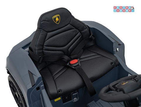 Lamborghini Revuelto na akumulator - szary, 4x4, 2x45W i 2x35W, 12V/9Ah, pilot, ekoskóra, EVA [QLS-8603]