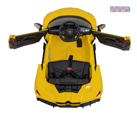 Lamborghini Revuelto na akumulator - żółty, 4x4, 2x45W i 2x35W, 12V/9Ah, pilot, ekoskóra, EVA [QLS-8603]