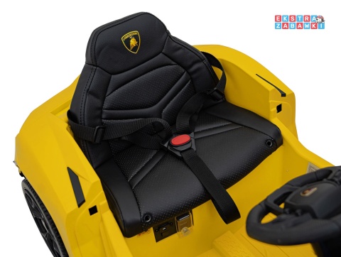 Lamborghini Revuelto na akumulator - żółty, 4x4, 2x45W i 2x35W, 12V/9Ah, pilot, ekoskóra, EVA [QLS-8603]
