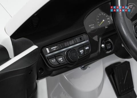 Porsche 911 GT3 STRONG dwuosobowe na akumulator - biały, 2x280W 24V/10Ah, wyciszone silniki, pilot, EVA, LED [DK-P911.STRONG]