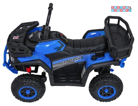 Quad ATV Robust 01 na akumulator - niebieski, 4x35W 12V/9Ah, EVA, LED, ekoskóra [XMX-651]