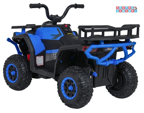 Quad ATV Robust 01 na akumulator - niebieski, 4x35W 12V/9Ah, EVA, LED, ekoskóra [XMX-651]