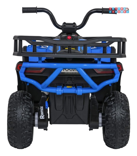 Quad ATV Robust 01 na akumulator - niebieski, 4x35W 12V/9Ah, EVA, LED, ekoskóra [XMX-651]