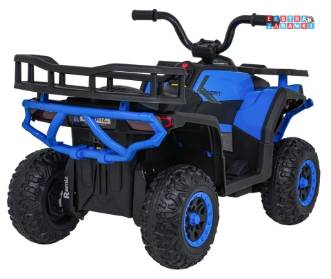 Quad ATV Robust 01 na akumulator - niebieski, 4x35W 12V/9Ah, EVA, LED, ekoskóra [XMX-651]