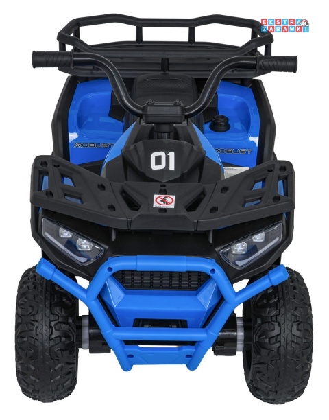 Quad ATV Robust 01 na akumulator - niebieski, 4x35W 12V/9Ah, EVA, LED, ekoskóra [XMX-651]