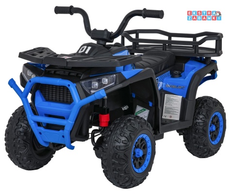 Quad ATV Robust 01 na akumulator - niebieski, 4x35W 12V/9Ah, EVA, LED, ekoskóra [XMX-651]