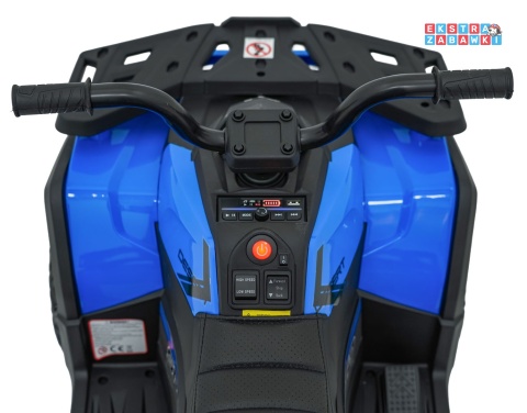 Quad ATV Robust 01 na akumulator - niebieski, 4x35W 12V/9Ah, EVA, LED, ekoskóra [XMX-651]