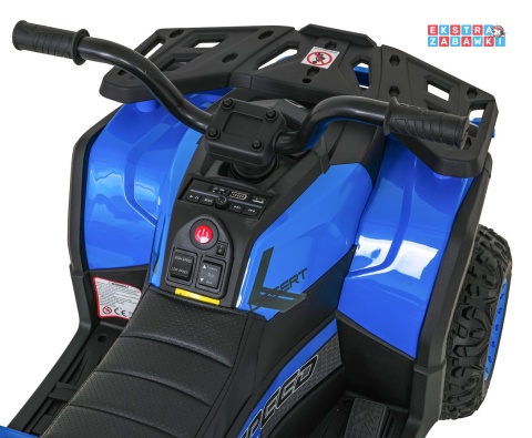 Quad ATV Robust 01 na akumulator - niebieski, 4x35W 12V/9Ah, EVA, LED, ekoskóra [XMX-651]