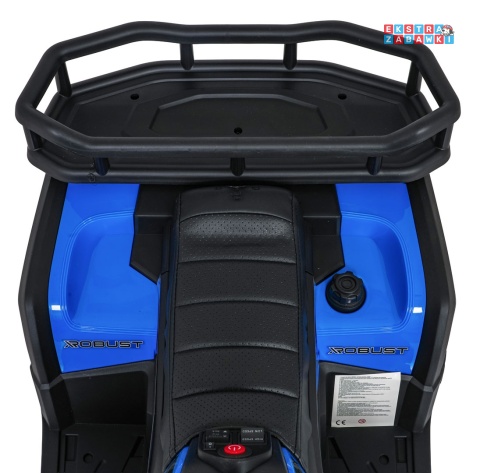 Quad ATV Robust 01 na akumulator - niebieski, 4x35W 12V/9Ah, EVA, LED, ekoskóra [XMX-651]