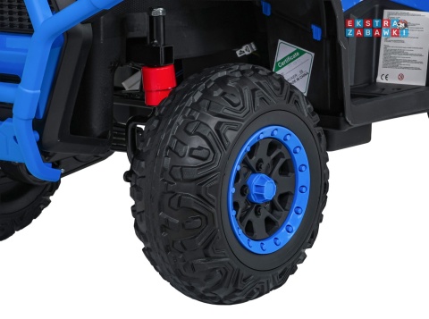 Quad ATV Robust 01 na akumulator - niebieski, 4x35W 12V/9Ah, EVA, LED, ekoskóra [XMX-651]