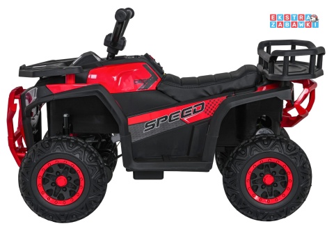 Quad ATV Robust 01 na akumulator - czerwony, 4x35W 12V/9Ah, EVA, LED, ekoskóra [XMX-651]