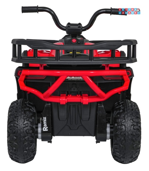 Quad ATV Robust 01 na akumulator - czerwony, 4x35W 12V/9Ah, EVA, LED, ekoskóra [XMX-651]