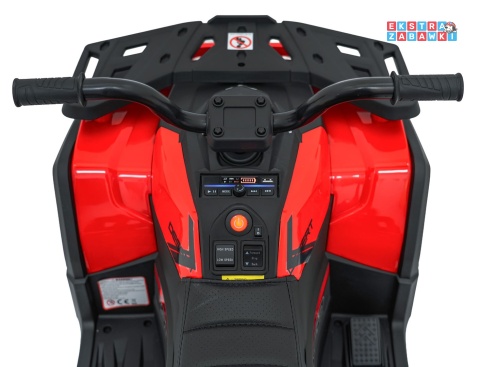 Quad ATV Robust 01 na akumulator - czerwony, 4x35W 12V/9Ah, EVA, LED, ekoskóra [XMX-651]