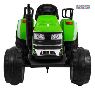 Traktor Blazin BW na akumulator - zielony, 2x35W 12V/7Ah, pilot, panel muzyczny, wolny start, LED [HL-2788]