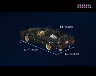 [10029] Mould king 1557 el. klocki konstrukcyjne auto Firebird