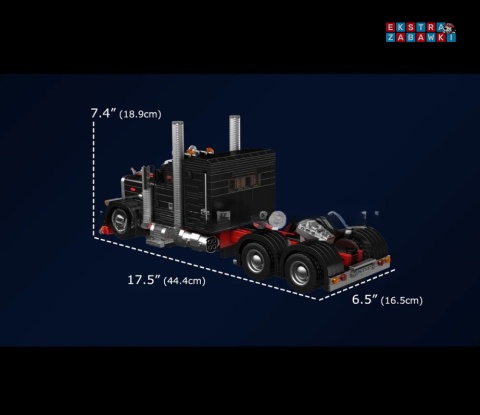 [10037] Mould king 1604 el. ciężarówka American Truck klocki konstrukcyjne